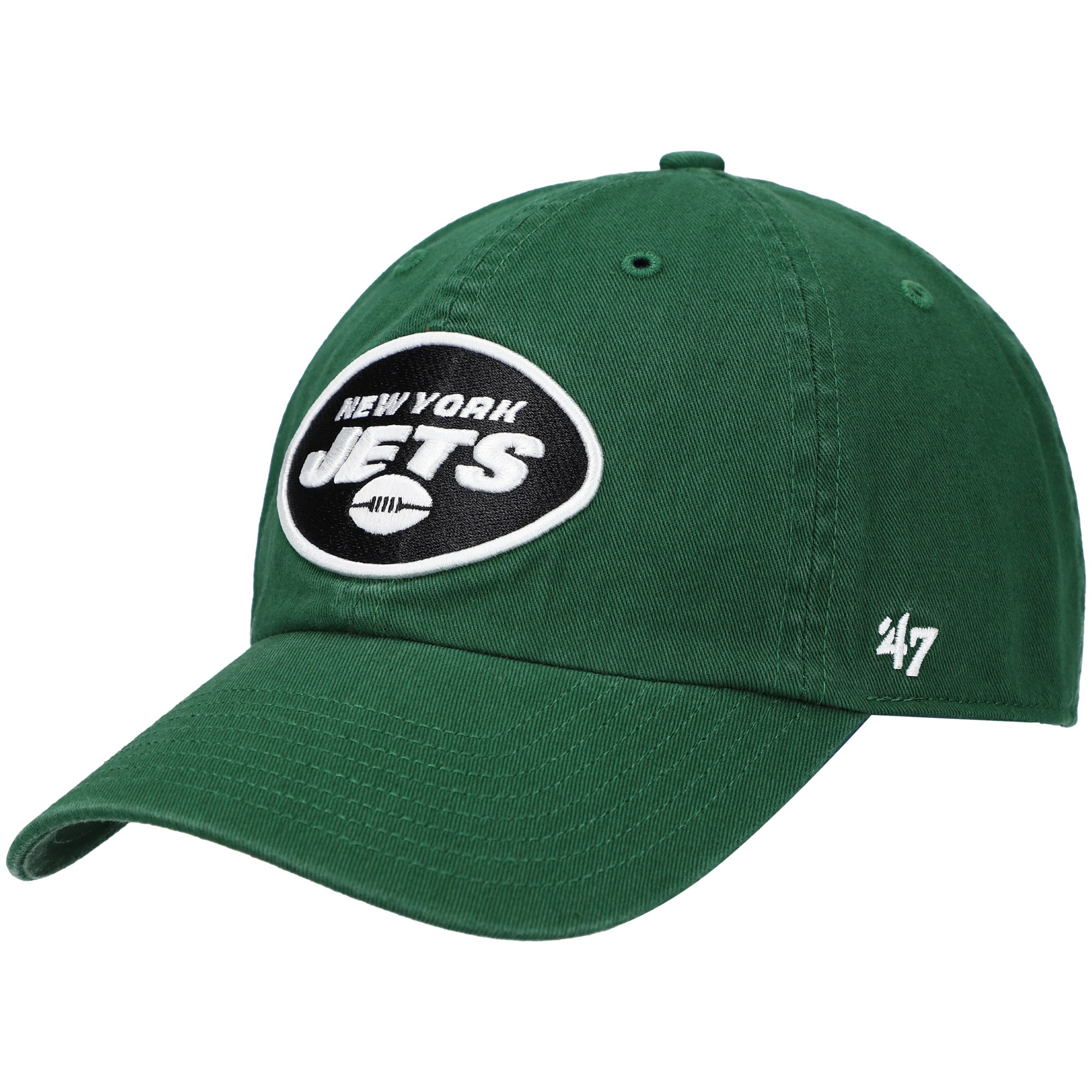 Buy New York Jets '47 Primary Clean Up Adjustable Hat - Green 
