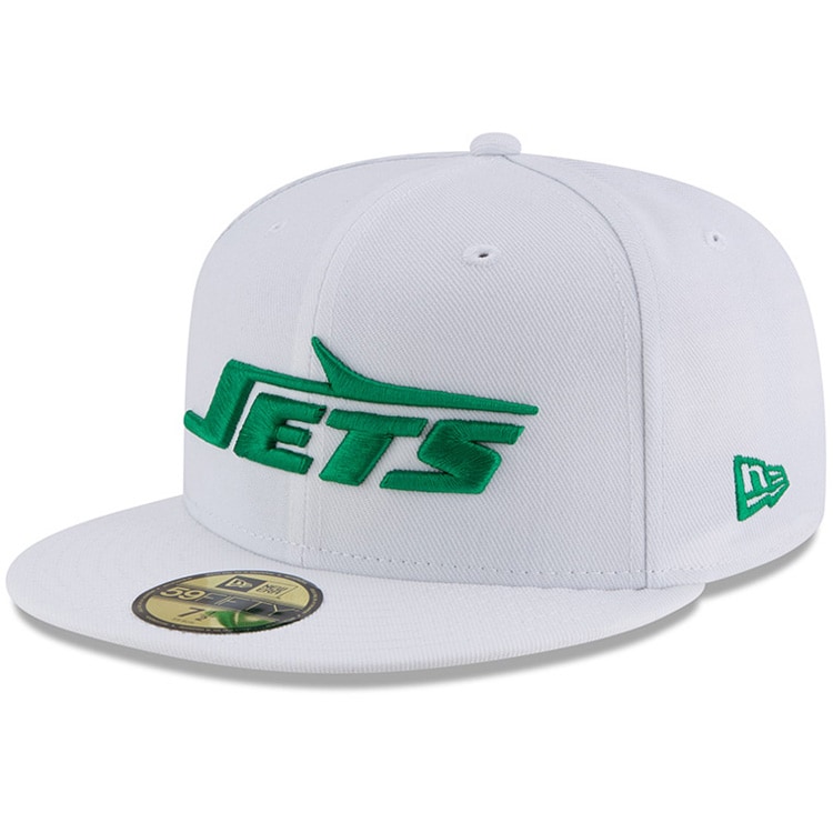 Buy New York Jets New Era Throwback Logo Omaha 59FIFTY Fitted Hat - White  F3155936 Online
